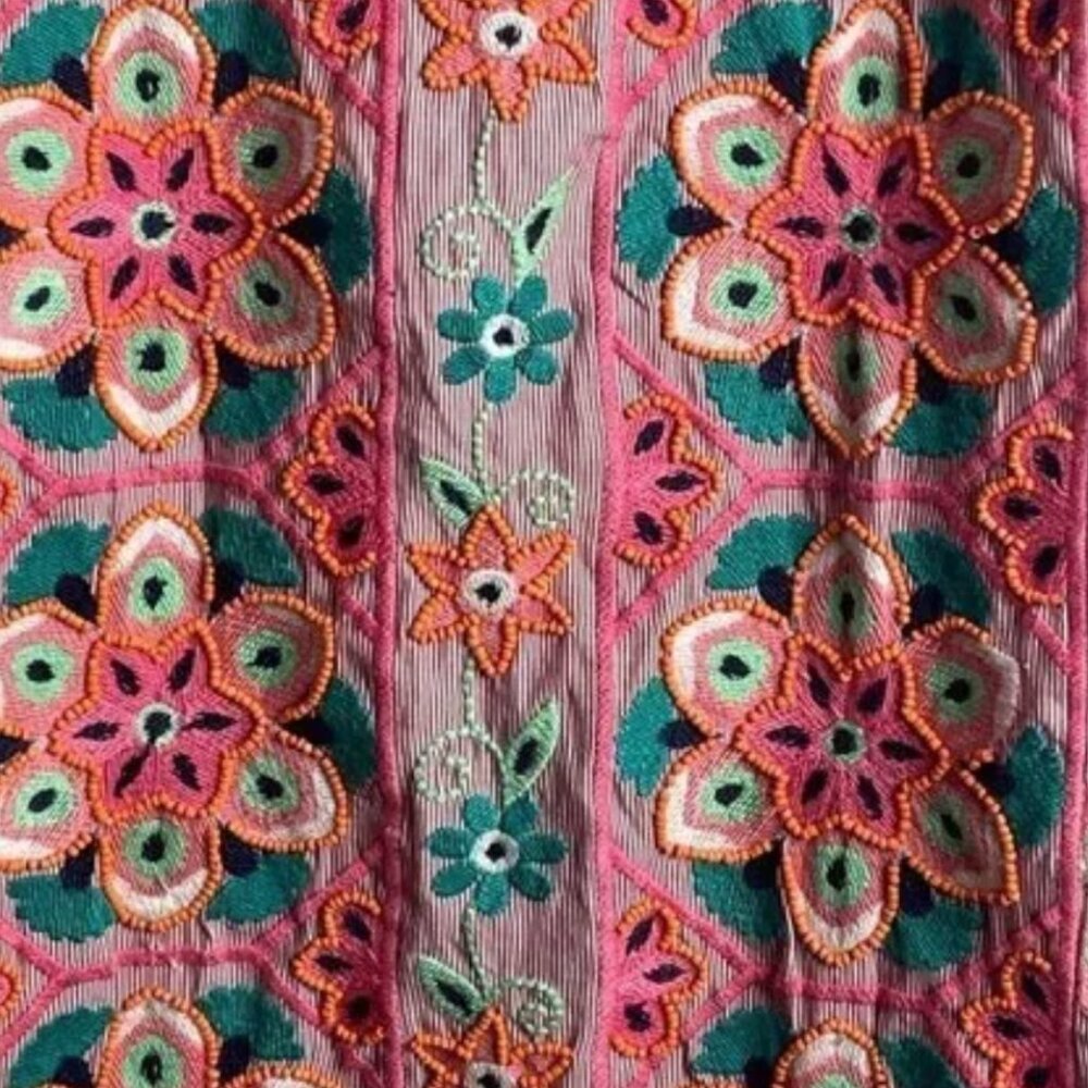 Anthropologie Embroidered Shift Dress - Picture 7 of 8
